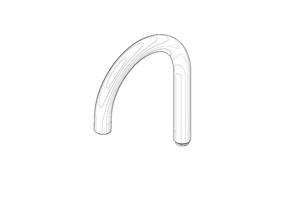 DORNBRACHT Auslauf für Wanne Wand ERSATZTEILE 90282221900 27-30 l/min. Chrom, 90282221900-00 Galeriebild 1
